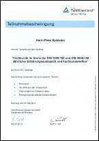 Fachkunde DIN1999-100 DIN4040-100 Herr Spieleder